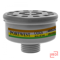 Portwest ABEK2 gázszűrő univerzális menetes (4 db)