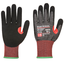 Portwest AHR13 F Dark Nitrile Cut kesztyű védőkesztyű