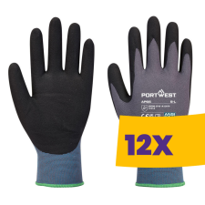 Portwest AP65 NPR Pro nitril hab mártott kesztyű szürke (Karton - 12 pár) védőkesztyű