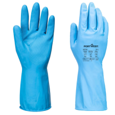 Portwest AP76 FD Vegyszerálló latex védőkesztyű - élelmiszeripari (kék) védőkesztyű