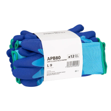 Portwest APB80B4RL Portwest Grip 13 Latex teljesen bevont kesztyű (12 pár) védőkesztyű