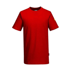 Portwest AS20 Antisztatikus, ESD póló mélypiros