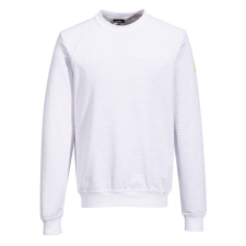 Portwest AS24 Antisztatikus ESD pulóver (fehér, 3XL) munkaruha