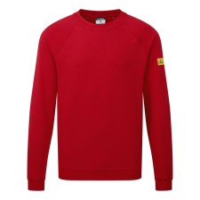 Portwest AS24 Antisztatikus ESD pulóver mélypiros munkaruha