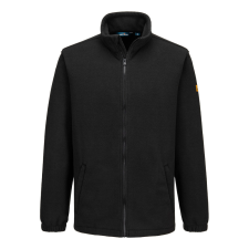 Portwest AS26 Antisztatikus ESD polár pulóver (fekete, 4XL) munkaruha