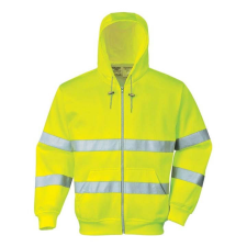 Portwest B305 Hi Vis zippzáros pulóver sárga láthatósági ruházat