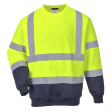 Portwest -B306 S sárga, kéttónusú Hi-Vis védőkabát láthatósági ruházat