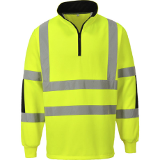 Portwest B308 Xenon Rugby Jól láthatósági pulóver sárga