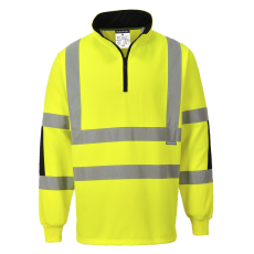Portwest B308 Xenon Rugby Jól láthatósági pulóver sárga