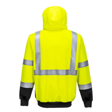 Portwest B315YBRXXXL Portwest Hi-Vis kéttónusú kapucnis pulóver munkaruha