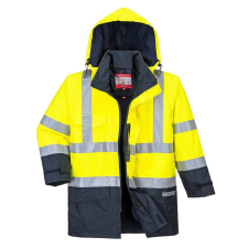 Portwest Bizflame HiVis Multi-Protection vízálló védőkabát-S779 M sárga láthatósági ruházat