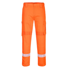 Portwest Bizflame Plus Lightweight Stretch lángálló nadrág narancs XXXL munkaruha