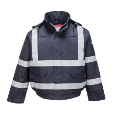 Portwest Bizflame Rain FR Multi Protection bomber kabát tengerészkék 4XL munkaruha