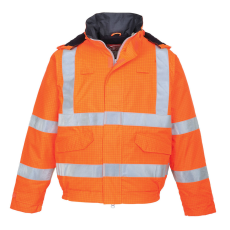 Portwest Bizflame Rain Hi-Vis Antistatic FR bomber kabát narancs XXL