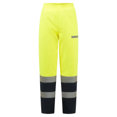 Portwest Bizflame Rain+ Hi-Vis Multi-Norm Contrast FR téli nadrág Yellow/Navy XXL