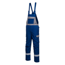Portwest Bizflame Ultra kéttónusú kantáros nadrág (kék/szürke, XL)