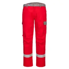 Portwest Bizflame Ultra kéttónusú nadrág piros 40