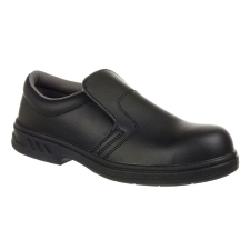 Portwest Biztonsági cipő S2 Steelite Slip On PORTWEST-FW81 Fekete 45 munkavédelmi cipő