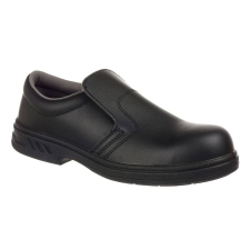 Portwest Biztonsági cipő S2 Steelite Slip On PORTWEST-FW81 Fekete 47 munkavédelmi cipő