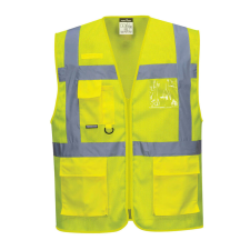 Portwest C376 Athen MeshAir Jól láthatósági vezetői mellény (sárga, XL) láthatósági ruházat