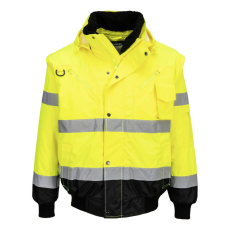 Portwest C465 Hi-Vis 3 az 1-ben bomber dzseki sárga-fekete