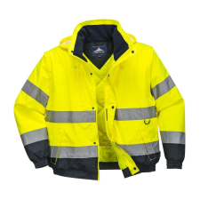 Portwest -C468 2 az 1-ben fényvisszaverő biztonsági mellény, sárga, 4XL láthatósági ruházat