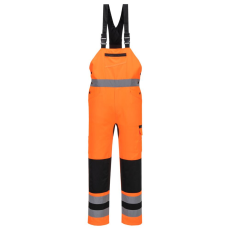 Portwest CD852 WX2 Eco Hi-Vis kantáros nadrág narancs-fekete