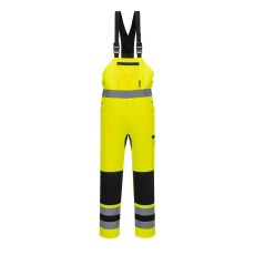 Portwest CD852 WX2 Eco Hi-Vis kantáros nadrág sárga-fekete