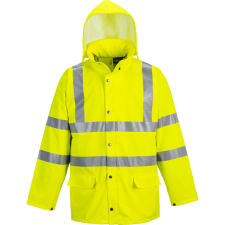 Portwest Citromsárga Sealtex Ultra béleletlen jólláthatósági kabát (sárga, 4XL) láthatósági ruházat