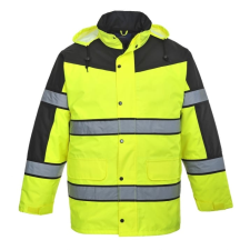 Portwest Classic kéttónusú kabát (sárga*, 3XL) láthatósági ruházat