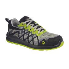 Portwest Compositelite Eco Safety Trainer S1P Black/Yellow 42 munkavédelmi cipő