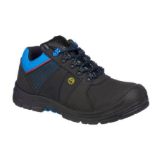 Portwest Compositelite Protector biztonsági cipő S3 ESD HRO, fekete/kék, vel. 45