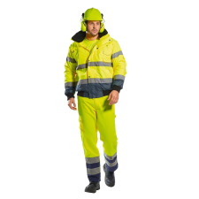 Portwest Contrast Bomber Hi-Vis védőkabát - C465 XXL sötétkék láthatósági ruházat