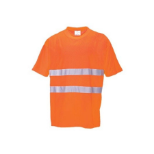 Portwest Cotton Comfort póló S172 Narancs S méret láthatósági ruházat