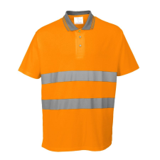 Portwest Cotton Comfort pólóing (narancs, L) láthatósági ruházat