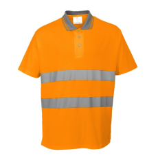 Portwest Cotton Comfort pólóing (narancs, S)