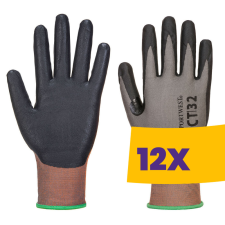 Portwest CT32 MR Micro nirtil habos kesztyű szürke (Karton - 12 pár) védőkesztyű