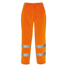 Portwest Derékvédő nadrág, polipamut, Hi-Vis Portwest-E041 XL narancs