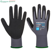 Portwest Dermiflex Aqua kesztyű - Szürke/Fekete védőkesztyű