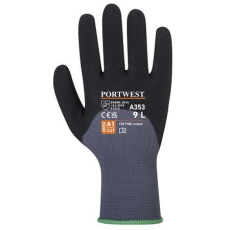 Portwest DermiFlex Ultra Plus nylon védőkesztyű L-es méret szürke-fekete (A353G8RL)