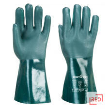 Portwest Duplán mártott PVC védőkesztyű 35cm védőkesztyű