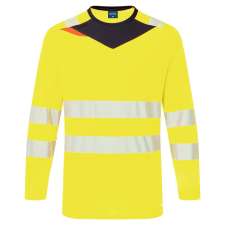 Portwest DX416YBRM Portwest DX4 Hi-Vis T-Shirt L/S munkaruha