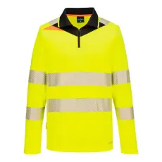 Portwest DX419 DX4 Hi-Vis cipzáras póló L/S
