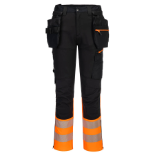 Portwest DX457 DX4 Hi-Vis class 1 craft nadrág (narancs/fekete, 41) láthatósági ruházat