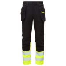 Portwest DX457 DX4 Hi-Vis class 1 craft nadrág (sárga/fekete, 36)