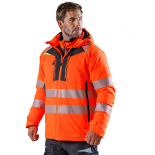 Portwest DX461 Portwest DX4 Jól láthatósági Téli Kabát (narancs, 4XL) láthatósági ruházat