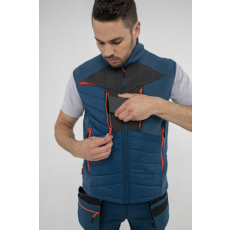 Portwest DX470 Portwest DX4 Baffle Hybrid Mellény (metro kék, M)