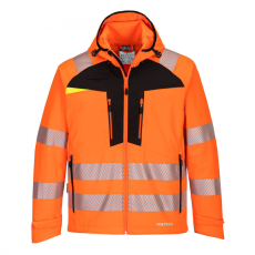 Portwest DX475 Portwest DX4 Jól láthatósági Softshell Dzseki (narancs, L)