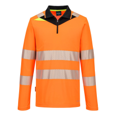 Portwest DX4 Hi-Vis cipzáras póló L/S