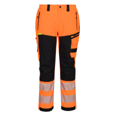 Portwest DX4 Hi-Vis eső nadrág Orange/Black 34